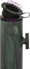 vidaXL - Parasolvoet - 40x40x32 - cm - gietijzer - groen