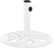 vidaXL - Parasolvoet - 40x40x32 - cm - gietijzer - wit