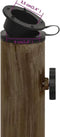 vidaXL - Parasolvoet - 40x40x32 - cm - gietijzer - wit