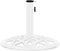vidaXL - Parasolvoet - 40x40x32 - cm - gietijzer - wit