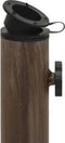 vidaXL - Parasolvoet - 44x44x31 - cm - gietijzer - bronskleurig