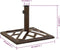 vidaXL - Parasolvoet - 44x44x31 - cm - gietijzer - bronskleurig
