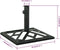 vidaXL - Parasolvoet - 44x44x31 - cm - gietijzer - groen