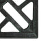 vidaXL - Parasolvoet - 44x44x31 - cm - gietijzer - groen