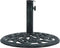 vidaXL - Parasolvoet - 44x44x31 - cm - gietijzer - groen