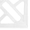 vidaXL - Parasolvoet - 44x44x31 - cm - gietijzer - wit