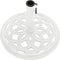 vidaXL - Parasolvoet - 44x44x31 - cm - gietijzer - wit