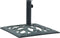 vidaXL - Parasolvoet - 44x44x31 - cm - gietijzer - wit