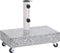 vidaXL - Parasolvoet - 45x25x8 - cm - graniet - lichtgrijs