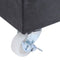 vidaXL - Parasolvoet - 45x25x8 - cm - graniet - zwart