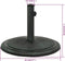 vidaXL - Parasolvoet - 45x45x30 - cm - gietijzer - groen