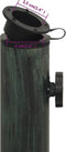 vidaXL - Parasolvoet - 45x45x30 - cm - gietijzer - groen