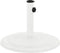 vidaXL - Parasolvoet - 45x45x30 - cm - gietijzer - wit