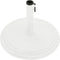 vidaXL - Parasolvoet - 45x45x30 - cm - gietijzer - wit