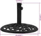 vidaXL - Parasolvoet - 9 - kg - 40 - cm - gietijzer - groen