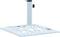 vidaXL - Parasolvoet - 9 - kg - 40 - cm - gietijzer - groen