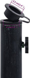 vidaXL - Parasolvoet - 9 - kg - 40 - cm - gietijzer - groen