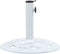 vidaXL - Parasolvoet - 9 - kg - 40 - cm - gietijzer - groen