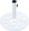 vidaXL - Parasolvoet - 9 - kg - 40 - cm - gietijzer - groen