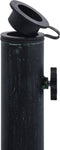 vidaXL - Parasolvoet - 9 - kg - 40 - cm - gietijzer - wit
