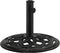 vidaXL - Parasolvoet - 9 - kg - 40 - cm - gietijzer - wit