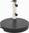 vidaXL - Parasolvoet - gebogen - 10 - kg - graniet - grijs