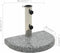 vidaXL - Parasolvoet - gebogen - 10 - kg - graniet - grijs