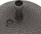 vidaXL - Parasolvoet - gevuld - met - zand/water - 20 - L - kunststof - rattan - bruin