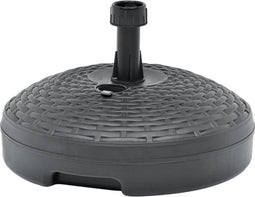 vidaXL - Parasolvoet - gevuld - zand/water - 20 - L - kunststof - rattan - antraciet