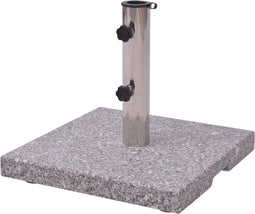 vidaXL - Parasolvoet - Graniet - 20 - kg - vierkant