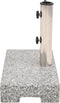 vidaXL - Parasolvoet - rechthoekig - 25 - kg - graniet