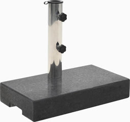 vidaXL - Parasolvoet - rechthoekig - 25 - kg - graniet - zwart