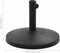 vidaXL - Parasolvoet - rond - 10 - kg - polyresin - zwart