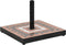 vidaXL - Parasolvoet - rond - 12 - kg - terracottakleurig