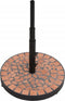 vidaXL - Parasolvoet - rond - 12 - kg - terracottakleurig