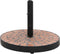 vidaXL - Parasolvoet - rond - 12 - kg - terracottakleurig