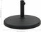 vidaXL - Parasolvoet - rond - 19 - kg - polyresin - zwart