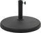 vidaXL - Parasolvoet - rond - 19 - kg - polyresin - zwart