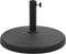 vidaXL - Parasolvoet - rond - 19 - kg - polyresin - zwart