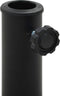 vidaXL - Parasolvoet - rond - 19 - kg - polyresin - zwart