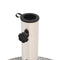 vidaXL - Parasolvoet - rond - 20 - kg - graniet