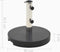 vidaXL - Parasolvoet - rond - 20 - kg - graniet - zwart