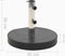 vidaXL - Parasolvoet - rond - 28,5 - kg - graniet - zwart