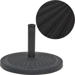 vidaXL - Parasolvoet - rond - 29 - kg - hars - zwart