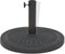 vidaXL - Parasolvoet - rond - 29 - kg - hars - zwart
