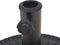 vidaXL - Parasolvoet - rond - 29 - kg - hars - zwart