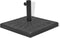 vidaXL - Parasolvoet - vierkant - 19 - kg - hars - zwart