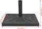 vidaXL - Parasolvoet - vierkant - 19 - kg - hars - zwart