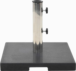 vidaXL - Parasolvoet - vierkant - 20 - kg - graniet - zwart