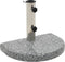 vidaXL - Parasolvoet - vierkant - 20 - kg - graniet - zwart